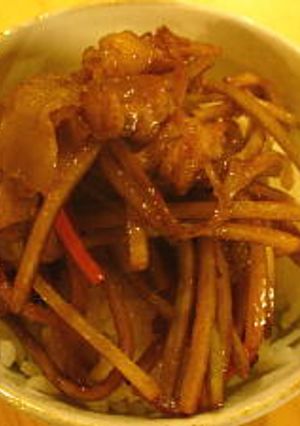 すぐできる*ごぼう丼*-レシピのメイン写真