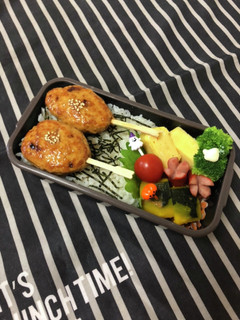 男子高校生弁当10/20つくね弁当-レシピのメイン写真