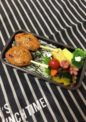 男子高校生弁当10/20つくね弁当-レシピのメイン写真