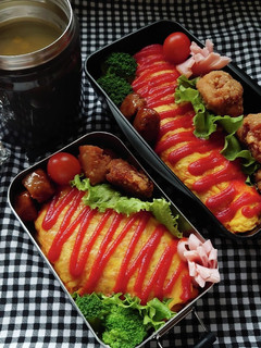 ❜21/10/20 オムライス弁当-レシピのメイン写真