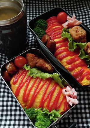 ❜21/10/20 オムライス弁当-レシピのメイン写真
