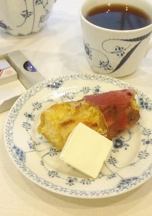 焼き芋＋クリームチーズ-レシピのメイン写真