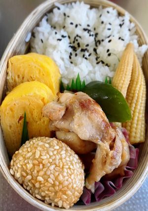 レンチン煮浸し弁当-レシピのメイン写真