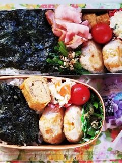 つくねバーグのり弁(10.20)-レシピのメイン写真