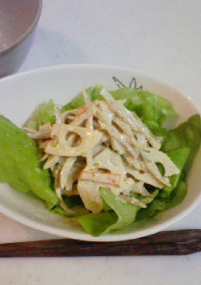 ごぼうとれんこんの根菜サラダ♪-レシピのメイン写真