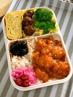 お弁当の献立①〜(o˘◡˘o)♡-レシピのメイン写真