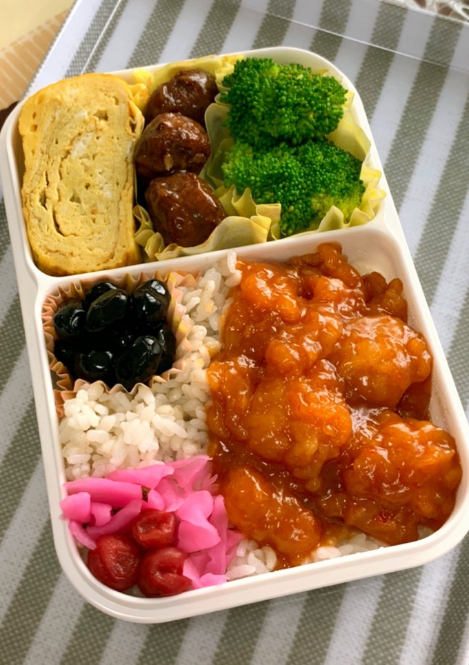お弁当の献立①〜(o˘◡˘o)♡-レシピのメイン写真