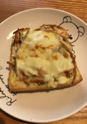 きんぴらトースト-レシピのメイン写真