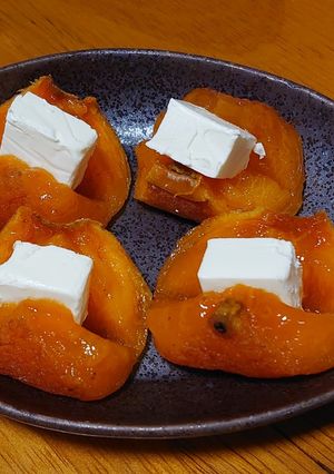 あんぽ柿のクリームチーズ添え-レシピのメイン写真