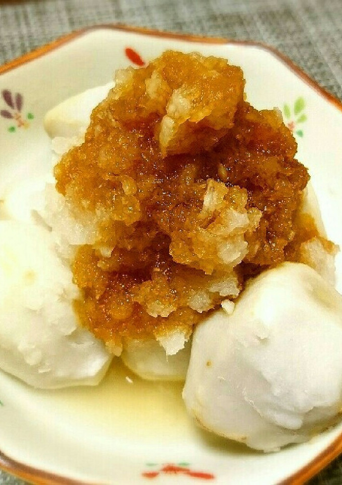 秋の味覚！里芋の大根おろし醤油-レシピのメイン写真