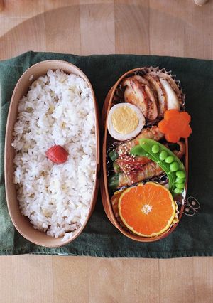 オクラ肉巻き韓国BBQ辛味ダレ☆お弁当-レシピのメイン写真