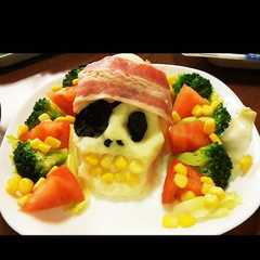 รูปของ ハロウィンパーティー海賊ポテトサラダ