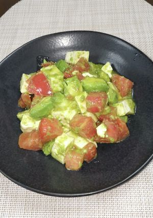 アボカドと豆腐とトマトのサラダ-レシピのメイン写真