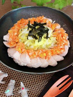 茹で鶏胸肉のねぎソース掛け-レシピのメイン写真