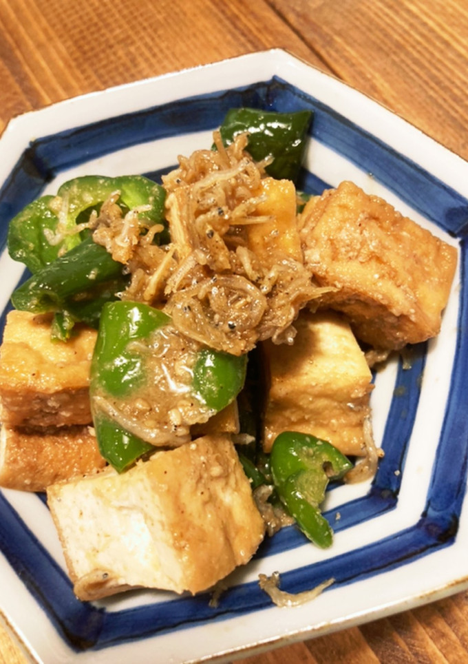 じゃこと厚揚げとピーマンの炒め物-レシピのメイン写真