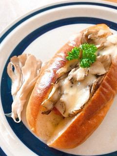 舞茸たっぷり!チーズホットドッグ-レシピのメイン写真