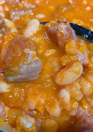 塩豚と白インゲン豆のトマト煮込み-レシピのメイン写真