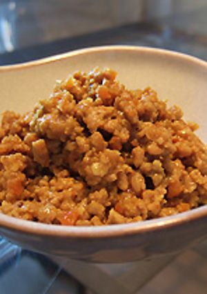 野菜たっぷり、カレー味の豚そぼろ-レシピのメイン写真