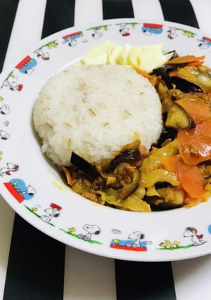 炊飯器で市販のミートソースと野菜の煮込み-レシピのメイン写真