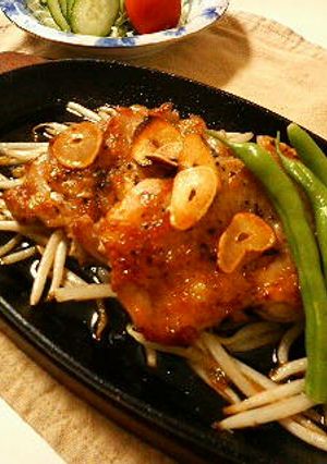熱々★ガーリックチキンステーキ-レシピのメイン写真