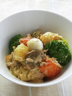 まぐろとジャガイモのオイスターソース煮-レシピのメイン写真