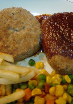 こだわりステーキハンバーグ-レシピのメイン写真