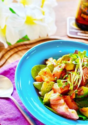 LOVE Hawaii♡アヒポキ丼-レシピのメイン写真