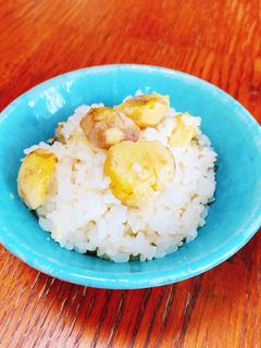 秋の味覚‼栗ご飯-レシピのメイン写真