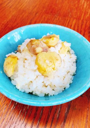 秋の味覚‼栗ご飯-レシピのメイン写真