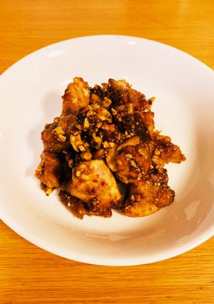 ミックスナッツと鶏もものザクザク照り焼き-レシピのメイン写真