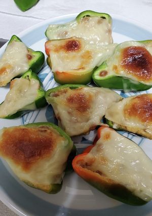 ピーマンの納豆詰め-レシピのメイン写真