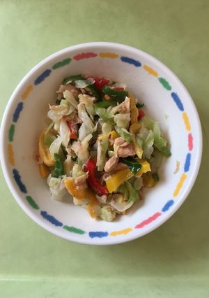 【保育園給食】ズッキーニの中華風-レシピのメイン写真