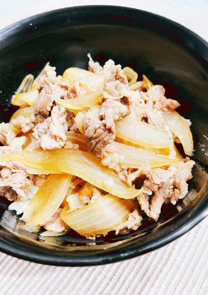 簡単！つゆだくほったらかし牛丼-レシピのメイン写真