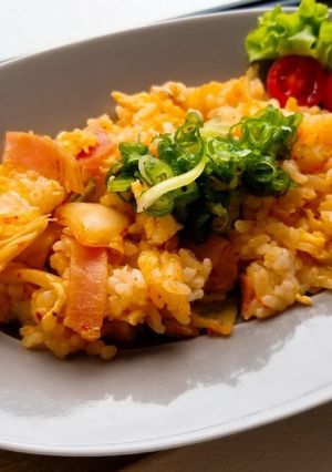 韓風ピリ辛キムチチャーハン-レシピのメイン写真