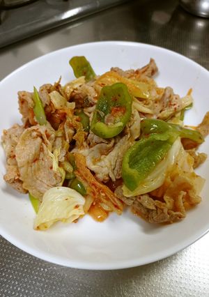豚キムチ炒め-レシピのメイン写真
