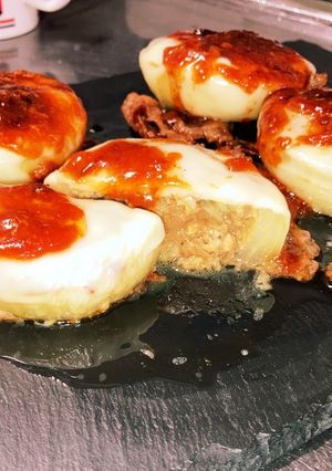 甘旨！札幌黄ハンバーグ(*´꒳`*)-レシピのメイン写真
