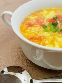 トロうま♡トマトと卵の中華風スープ-レシピのメイン写真