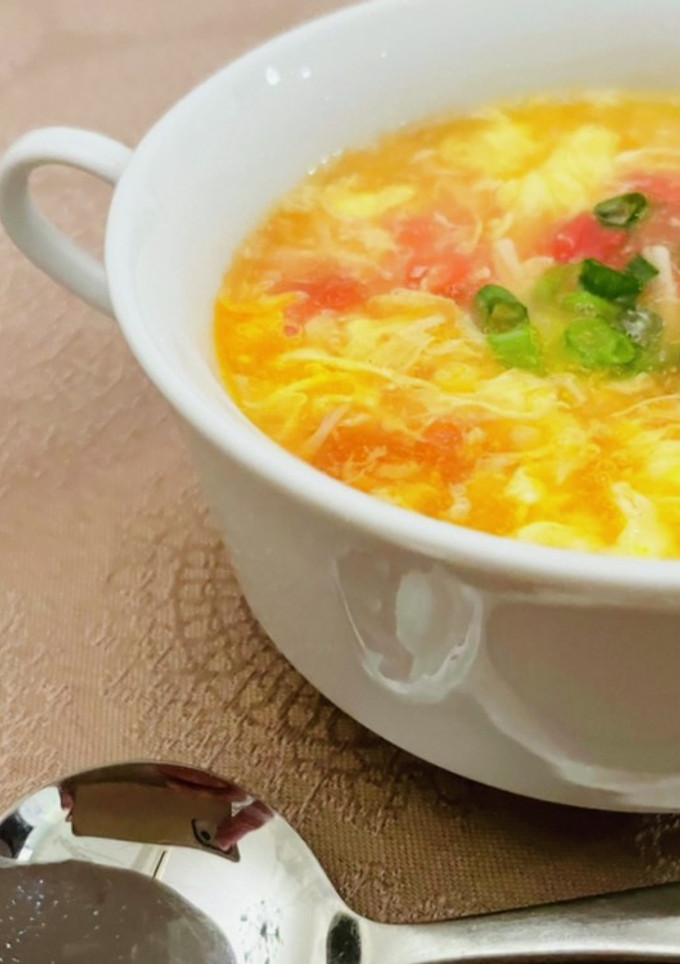 トロうま♡トマトと卵の中華風スープ-レシピのメイン写真