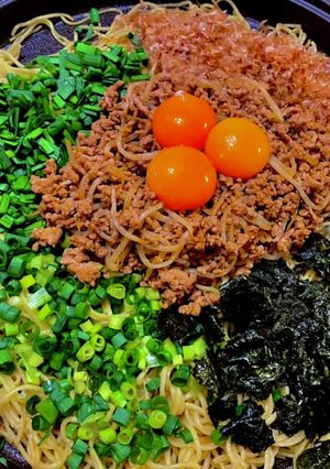ホットプレートで台湾まぜそば風♪-レシピのメイン写真