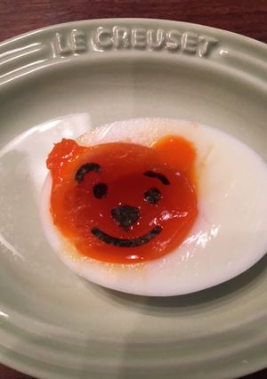 ゆで卵プーさん-レシピのメイン写真