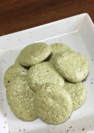 抹茶のメレンゲクッキー-レシピのメイン写真