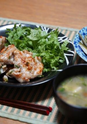 鶏むねバーグ-レシピのメイン写真