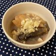 ほろほろ焼のせ♡なすと手羽元スープ