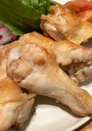 鶏手羽元のすだち海水焼き-レシピのメイン写真