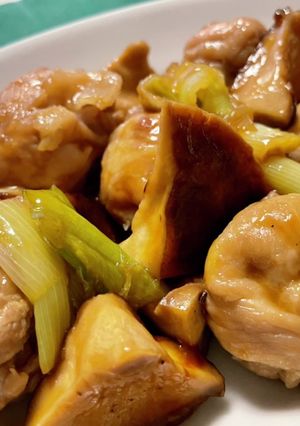 豚肉と椎茸のオイスターソース煮-レシピのメイン写真