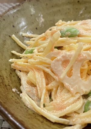 ファミマ風♡ポテトと枝豆の明太サラダ-レシピのメイン写真