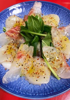 ほりにしでカルパッチョ♬-レシピのメイン写真