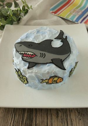 チョコスポンジのバナナケーキ-レシピのメイン写真