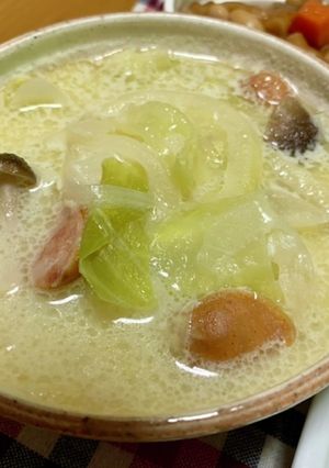 野菜の豆乳スープ☆-レシピのメイン写真