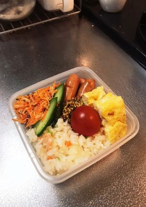 えびピラフ弁当-レシピのメイン写真